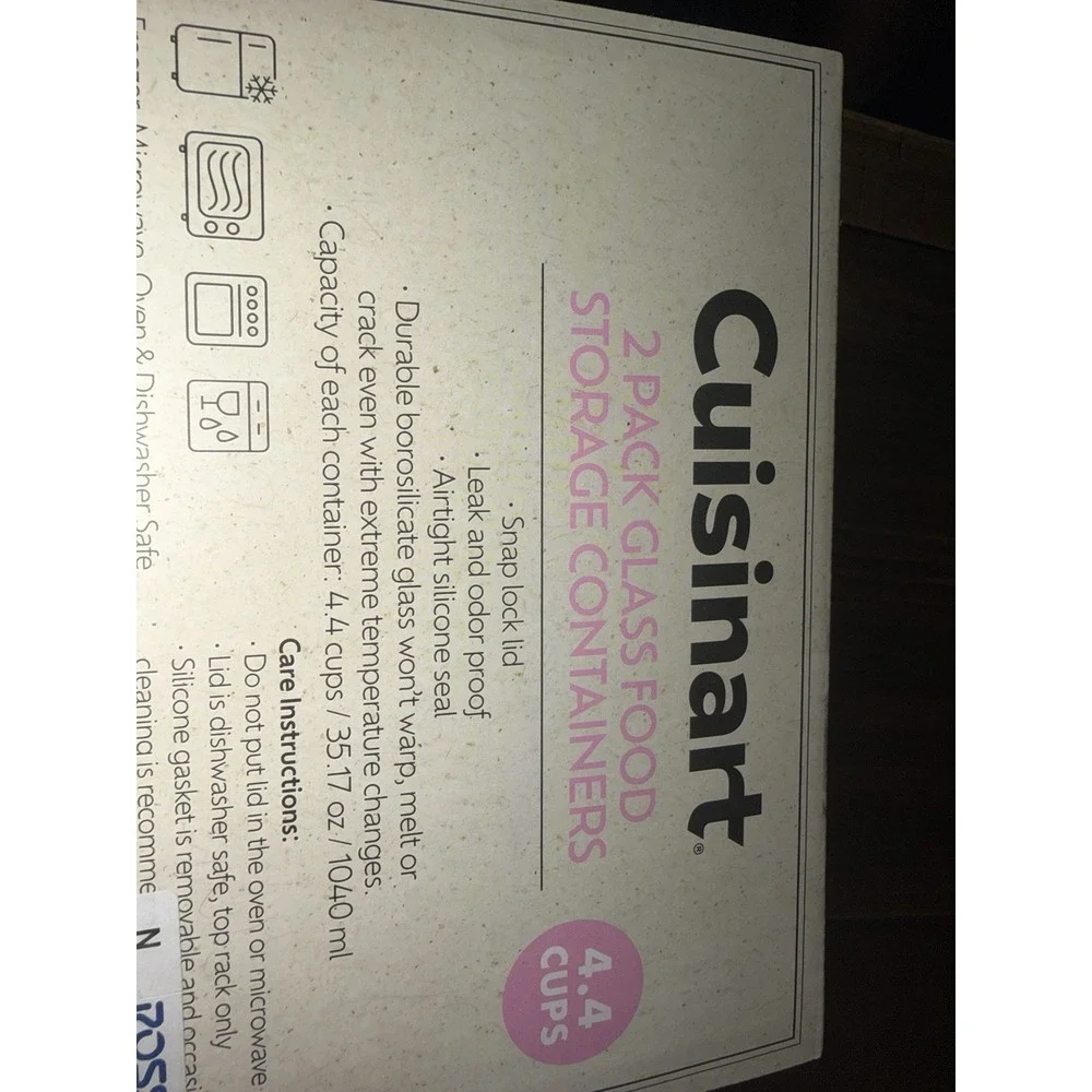 Cuisinart pack glass